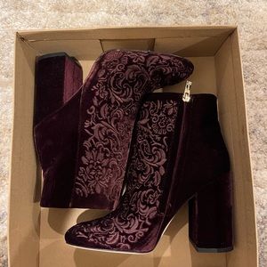 Jessica Simpson Wovella Embroidered Booties - BRAND NEW